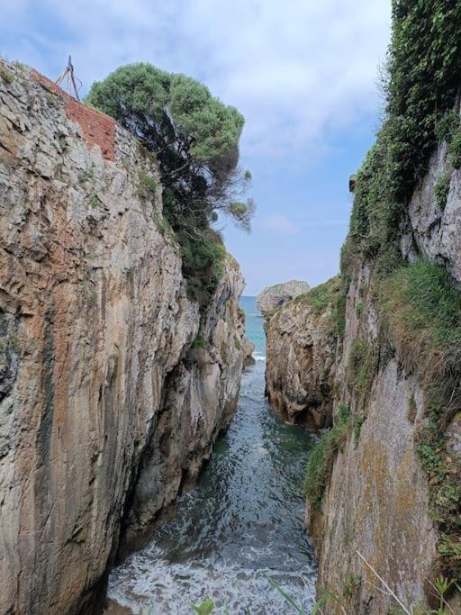 Romantico Acogedor Apartamento En Llanes Esterno foto